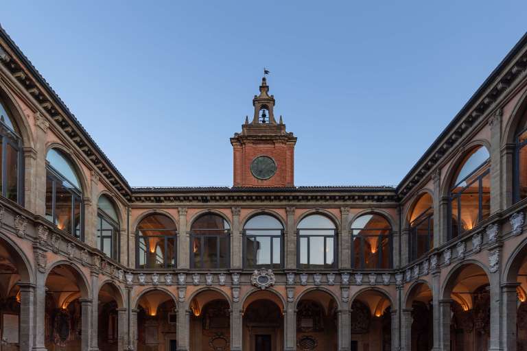 A building with arches